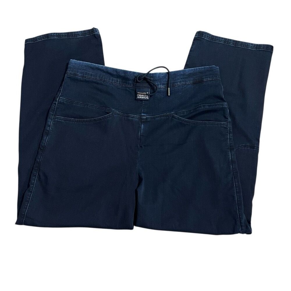Marithe Francois Girbaud Dark Wash Pull On Stretch Jeans M